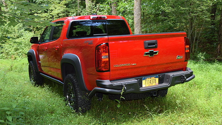 Chevrolet Colorado ZR2 Bison Truck Bed Rear View